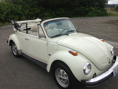 1978 vw convertible bug,super beetle, karmann