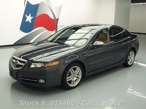 2007 acura tl auto htd leather sunroof nav rear cam 69k texas direct auto