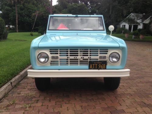 1967 ford bronco u13 roadster **fully restored**rare