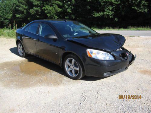 2009 pontiac g6 sport wrecked salvage damaged rebuildable front damage repairabl