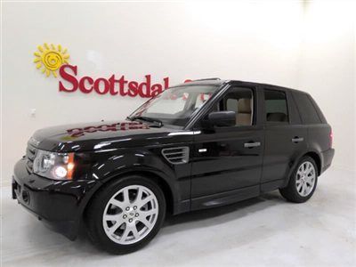 2009 rover sport hse * 33k miles * santorini blk-tan * htd seats * loaded!!