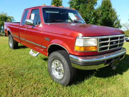 1997 ford f250hd extended cab f 250 xlt pick up super low 58k miles