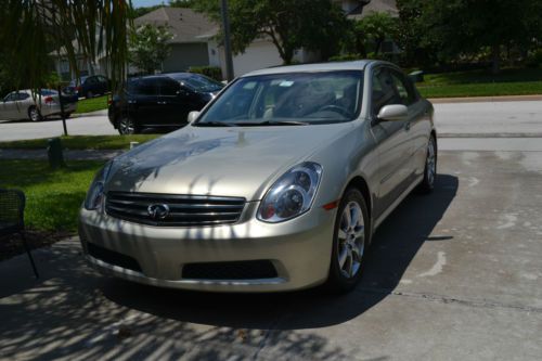 2005 infiniti g35 base sedan 4-door 3.5l