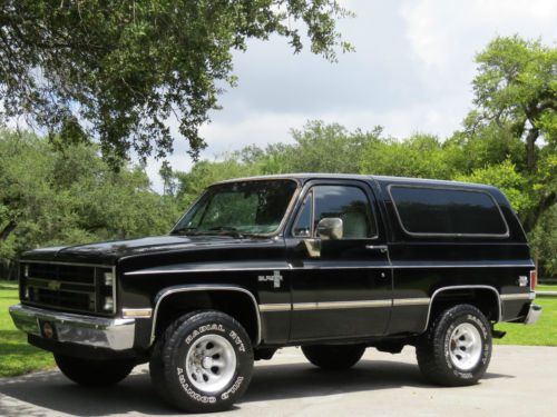 1986 chevrolet k5 blazer sierra classic 4x4 original miles one owner no reserve