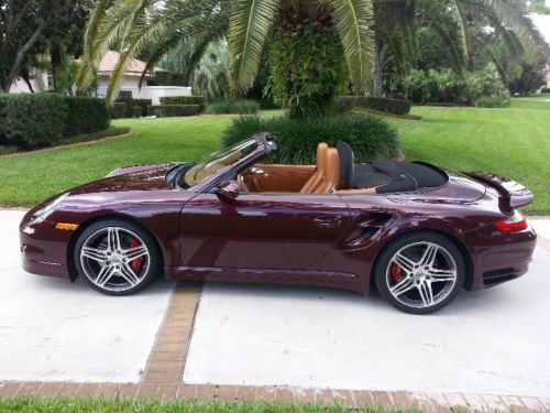 2008 porsche 911 turbo convertible 2-door 3.6l,triptonic,every available option