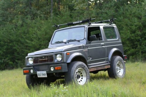 1988 suzuki samurai tintop-4wd-vw turbo diesel swap-spoa lift-35 mpg-nice!!!!!!!