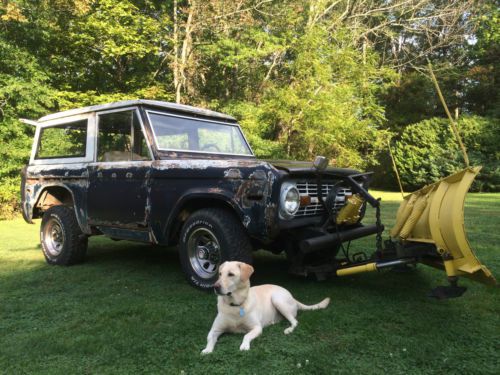 1971 ford bronco sport  5.0l project with snow plow option