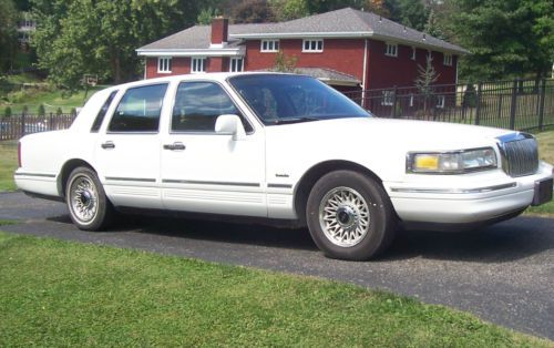 97 town car classic white  only 81,000 miles!