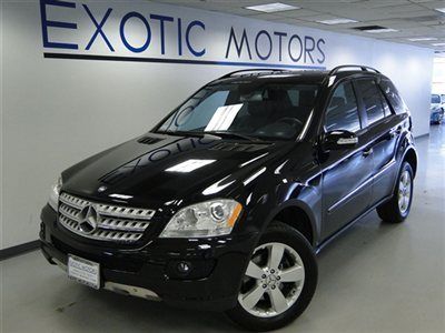 2006 mercedes ml500 awd blk/blk nav pdc heated-sts power trunk cd only 50k miles