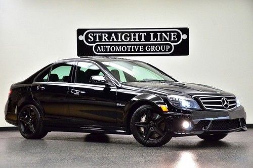 2009 mercedes benz c63 amg black leather navigation fast