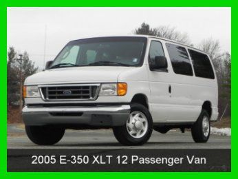 2005 ford e350 super duty 12 passenger van 5.4l v8 motor w/ cruise ac am/fm/cd