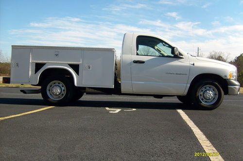 Rare 2004 dodge ram2500 cummins 5.9 diesel utility service hauler 1-owner nr ! !