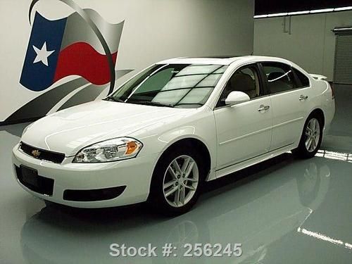 2012 chevy impala ltz htd leather sunroof spoiler 26k! texas direct auto