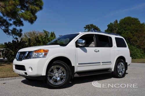 2010 nissan armada platinum 4wd**sunroof**navi**self leveling**camera**20 wheel