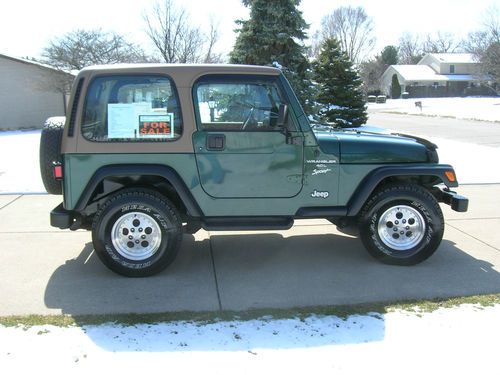Purchase used 1999 Jeep Wrangler Sport Sport Utility 2-Door  in Argos,  Indiana, United States