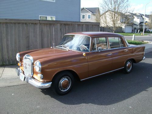 1965 mercedes benz 190d diesel sedan rare no reserve