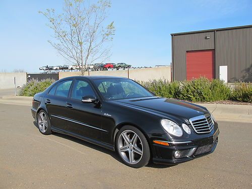 2009 mercedes e63 e 63 amg sport rebuildable salvage low reserve 09