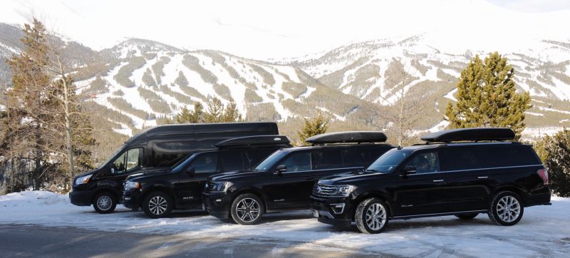 Black mountain limousine