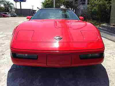 1993 VETTE LT-1 TARGA COUPE *FLORIDA EXCLUSIVE* RED ON BLACK -SUPER LOW MILES-, image 20