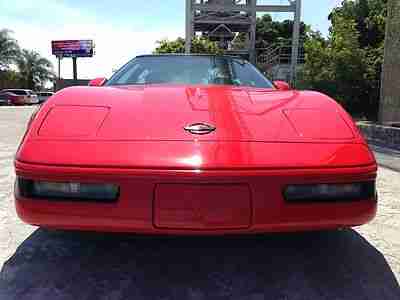 1993 VETTE LT-1 TARGA COUPE *FLORIDA EXCLUSIVE* RED ON BLACK -SUPER LOW MILES-, image 21