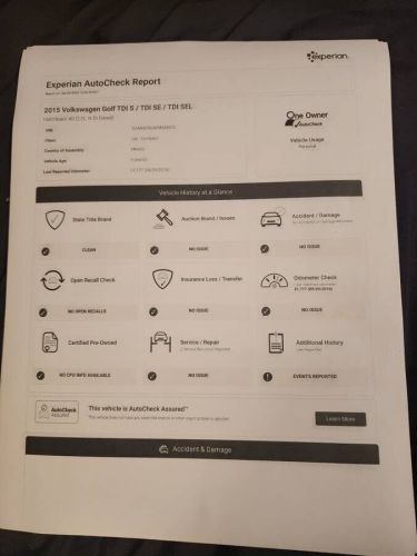 2015 Volkswagen Golf TDI, US $18,995.00, image 20