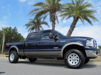 Ford f250 super duty crew cab 4x4 lariat fx4 powerstroke diesel pickup truck