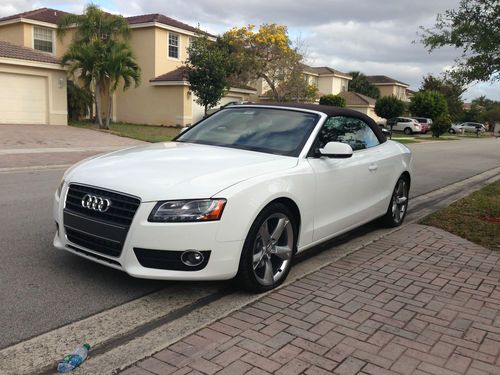 2012 audi a5 cabriolet convertible 2-door 2.0l | premium plus | comfort package|