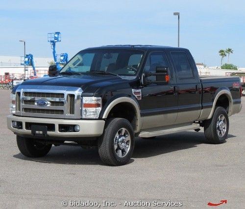 2008 ford f350 king ranch crew cab pickup 6.4l diesel one owner powerstroke