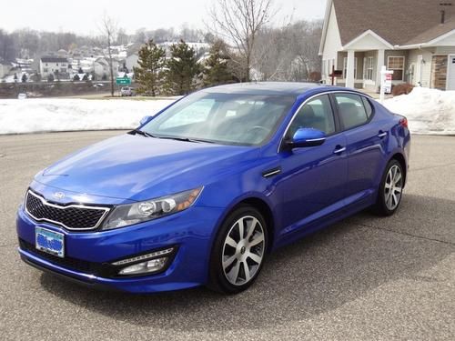 2012 kia optima sx sedan 4-door 2.0l - corsa blue - oem drl's- turbo-