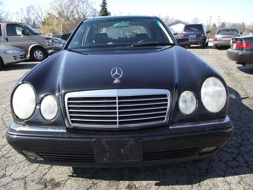 1999 mercedes-benz e430 ,runs well,books,some rust,no reserve.