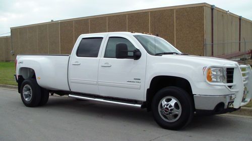 2010 gmc 3500 hd sierra 4x4 slt leather duramax diesel heat seat chevy silverado