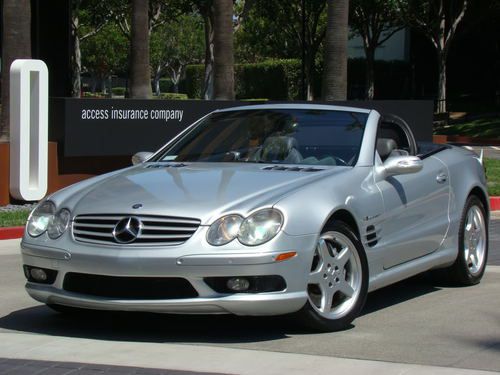 2006 mercedes benz sl55 v8 kompressor keyless go panoramic roof 06 sl55 amg