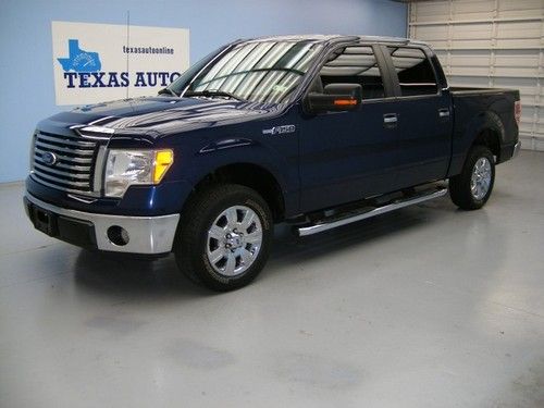 We finance!!!  2010 ford f-150 xlt crew cab auto microsoft sync 6 cd sat 1 owner