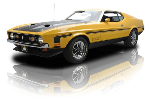 Frame up restored mustang boss 351 4 speed