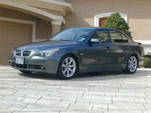 2007 bmw 550i - navigation - 6-speed - loaded - no reserve!