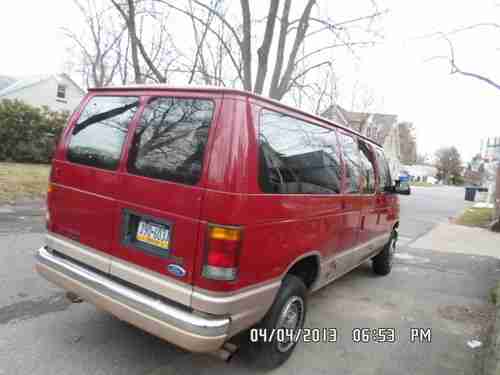 1992 ford e350 club wagon 7 pass van......85k orig miles...1 ton..above average, image 8