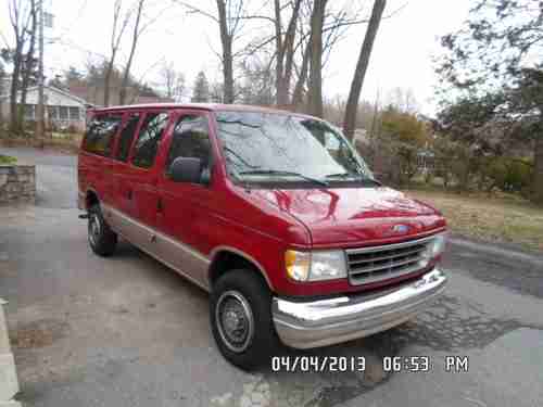 1992 ford e350 club wagon 7 pass van......85k orig miles...1 ton..above average, image 17