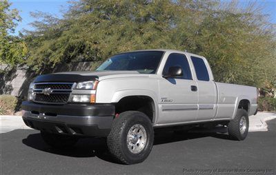 07 chevrolet silverado lt 2500hd 4x4 extended cab v8 6.6l duramax turbo diesel