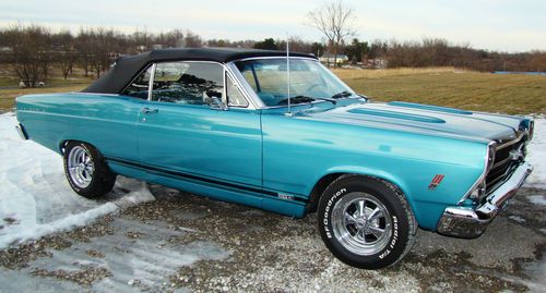 1967 ford fairlane gta convertible with pro built 427 side oiler, 2x4 holleys