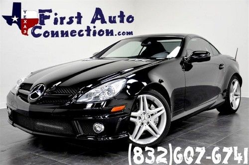 2009 mercedes benz slk55 amg hardtop convertible loaded navi free shipping!!