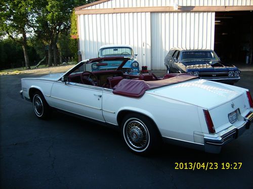 1984 eldorado biarritz convertible 1 of 3,300 built low rserve garaged original