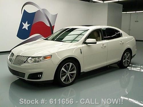 2009 lincoln mks pano sunroof nav rear cam 19's 64k mi texas direct auto