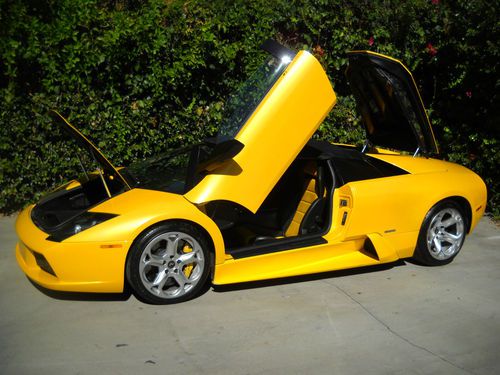 2005 lamborghini murcielago roadster, 6 speed manual transmission with exhaust!!