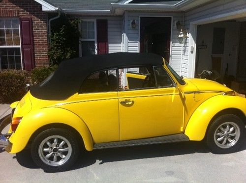 1977 volkswagen super beetle base convertible 2-door 1.6l