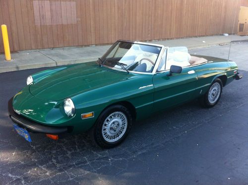 1 owner 1979 alfa romeo 2000 spider veloce 42k miles 110 pics &amp; video no reserve