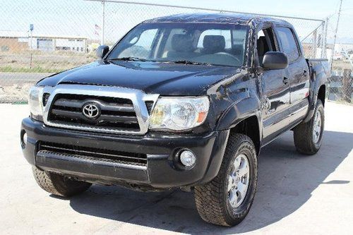 2007 toyota tacoma double cab 4wd damaged rebuilder low miles priced to sell!!