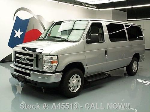 2012 ford e-350 xlt 5.4l v8 12-passenger rear cam 38k texas direct auto