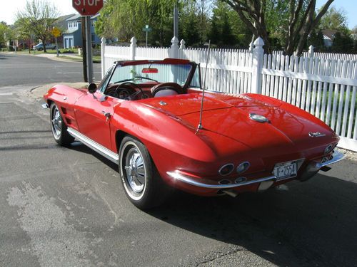 Chevrolet corvette 1964 convertible red