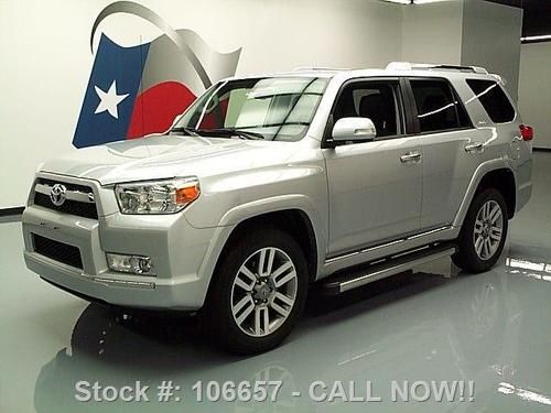 2012 toyota 4runner ltd 4x4 sunroof nav rear cam 11k mi texas direct auto