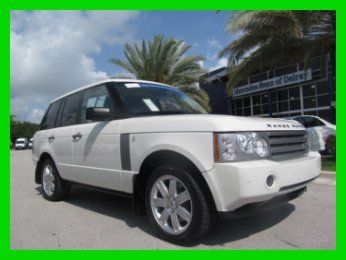 07 white 4.4l v8 4wd suv *heated leather seats with piping *navigation *camera